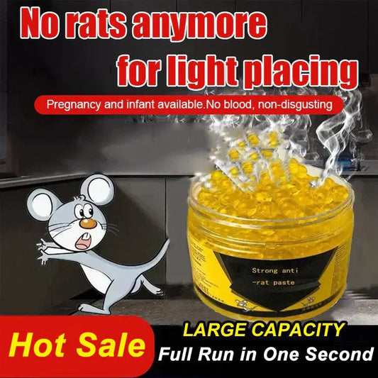 120g Rat Drive Gold Bead Magic Box Peppermint Mouse Repellent Cream  Safety Mouse Repellent For Home Kitchen Bedroom Bathroom - The Nex Store