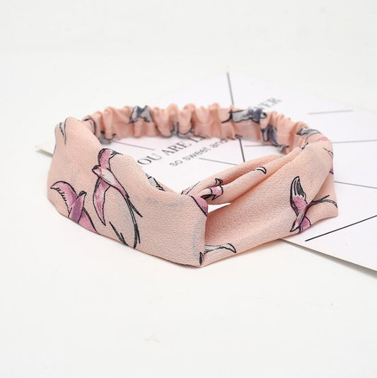 Women's Retro Style Printed Headband - The Nex Store