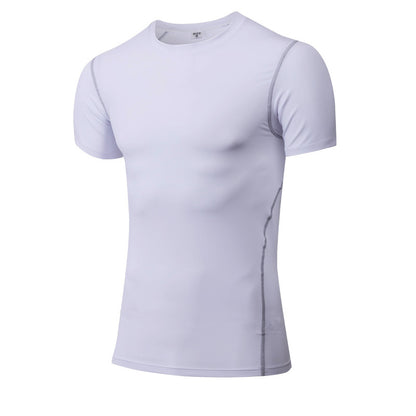 Solid color quick-drying bottoming short sleeve - The Nex Store
