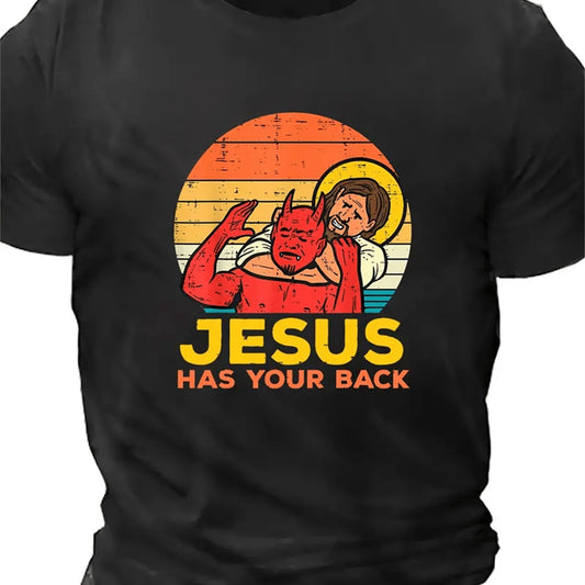 Men's Creative Tops, Casual Short Sleeved Round Neck T-shirts, Summer Outdoor Men's Clothing - The Nex Store