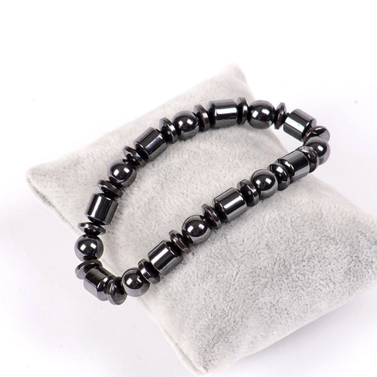 Weight Loss Magnet Bracelets For Women Men Pentagram Stone Magnetic Therapy Bracelets Pain Relief Slimming Health Jewelry - The Nex Store