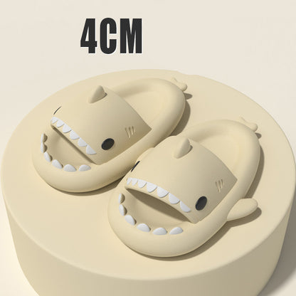 Adults Slippers Indoor Outdoor Funny Shark Cartoon
