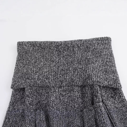 European and American autumn new style fashionable one collar long sleeved waistband top for women - The Nex Store