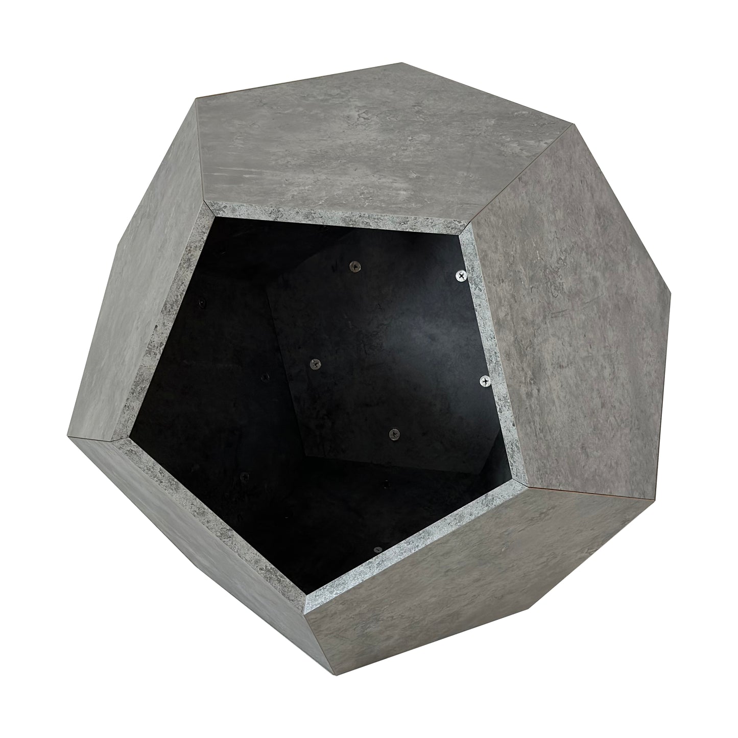 25.98"Modern Pet Furniture Cat Litter Side Table, Sofa Side Table, Planter MDF Multifunctional Furniture, Cement Gray - The Nex Store