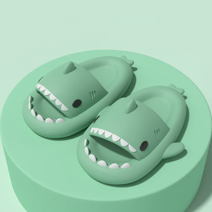 Adults Slippers Indoor Outdoor Funny Shark Cartoon