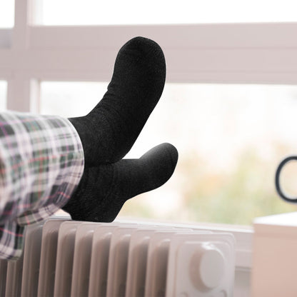 3 Color Options -- 3 Pairs Men Warm Wool Socks Soft Cozy Winter Thermal Socks For Men Thick Heat-Trapping Moisture Wicking Socks Indoor Outdoor - The Nex Store