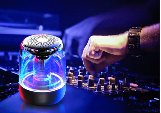 Portable Speakers Bluetooth Column Wireless Bluetooth Speaker Powerful Bass Radio with Variable Color LED Light - The Nex Store