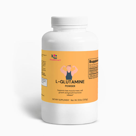 Pure L Glutamine Powder Muscle Recovery Gut Health Support - The Nex Store