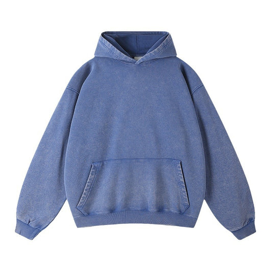 Vintage batik distressed washed trendy brand pullover hoodie loose fitting unisex - The Nex Store