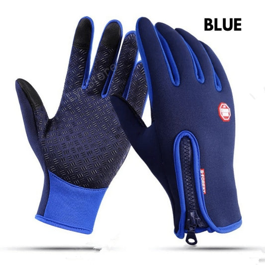 Winter Gloves Touch Screen Riding Motorcycle Sliding Waterproof Sports Gloves With Fleece - The Nex Store