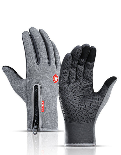 Winter Gloves Touch Screen Riding Motorcycle Sliding Waterproof Sports Gloves With Fleece - The Nex Store