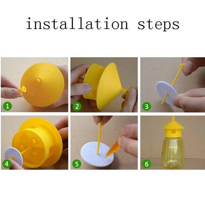 Fruit Fly Trap Killer Plastic Drosophila Trap Anti Fly Fruit Fly Killer Catcher Orchard Insect Trap Pest Control Products Drop - The Nex Store