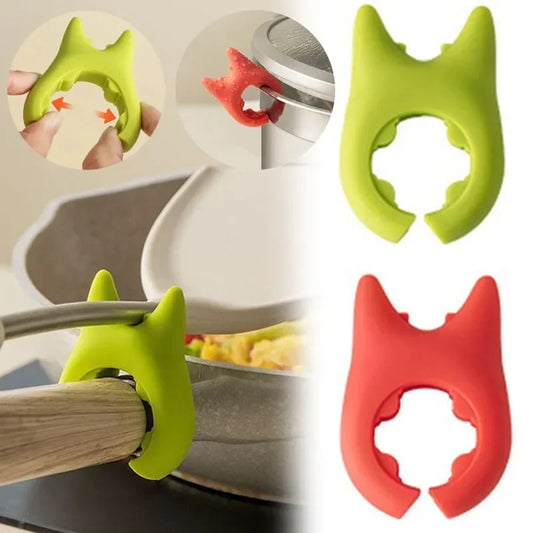 Multifunctional Spatula Holder Silicone Anti-overflow Spoon Holder Cooking Pot Anti-scalding Clip Kitchen Gadgets - The Nex Store