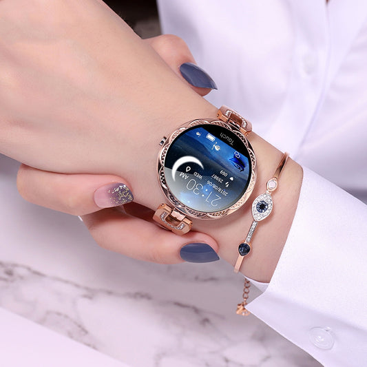 Fashion Women's Smart Watch Waterproof Wearable Device Heart Rate Monitor Sports Smartwatch for Women Ladies - The Nex Store