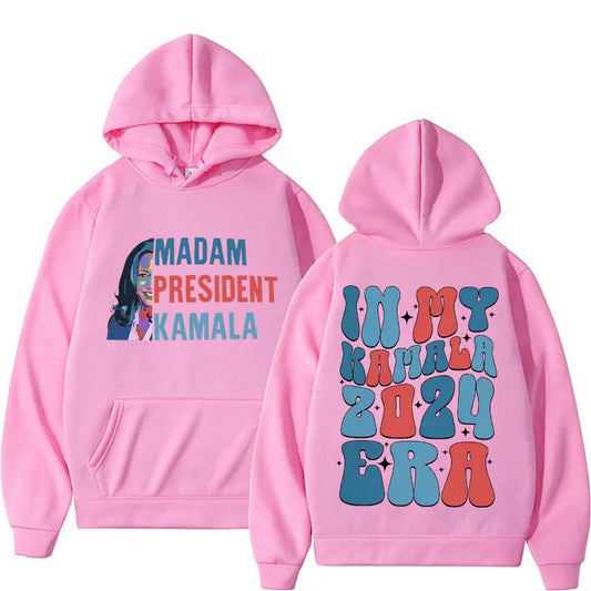 Madam President Kamala Harris Era  Hoodie Men Hoodies - The Nex Store