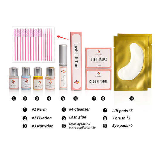 Upgrade Version Lash Lift Kit ICONSIGN Lifting Perm Eyelash Eyes Makeup Tools - The Nex Store
