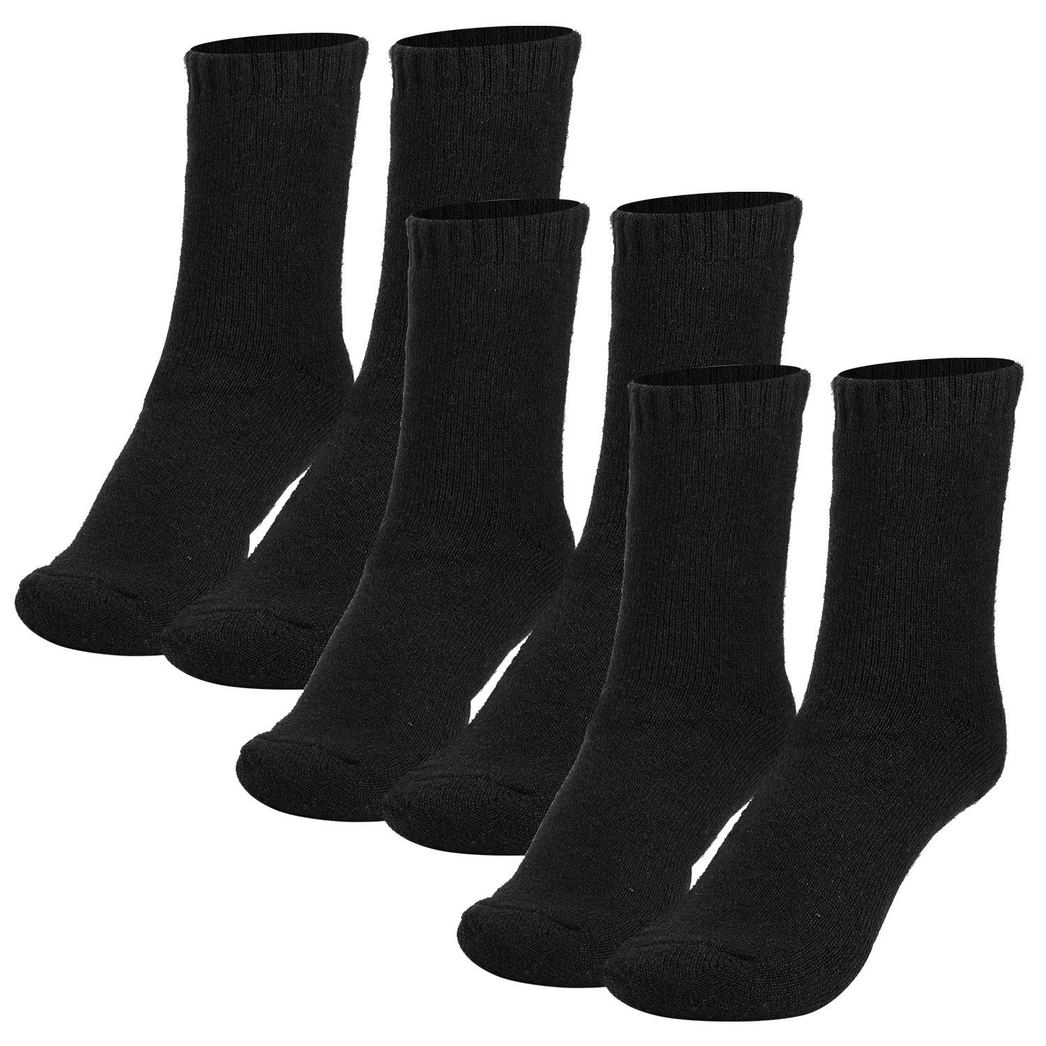 3 Color Options -- 3 Pairs Men Warm Wool Socks Soft Cozy Winter Thermal Socks For Men Thick Heat-Trapping Moisture Wicking Socks Indoor Outdoor - The Nex Store
