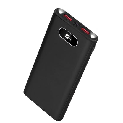 Green-Black-Red Color Options -- 1Pc 20000Mah Power Bank Portable Charger External Battery Pack 22.5W Super Fast Charging With LED Display Flashlight Fit For IOS Phone - The Nex Store