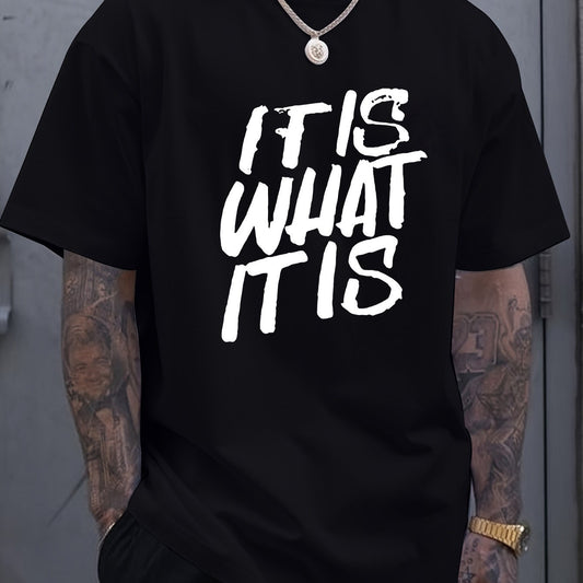 Printed T-shirt, Men's T-shirt, Summer Casual Short Sleeved T-shirt - The Nex Store