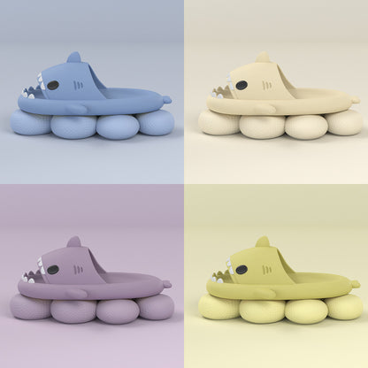 Adults Slippers Indoor Outdoor Funny Shark Cartoon