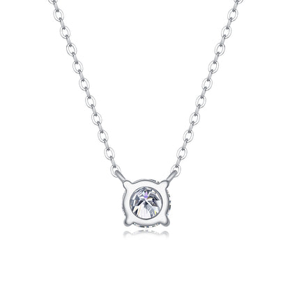 My Heart Will Last Forever - Affordable Diamond Jewelry Necklace Pendant Set With 1-carat And 2-carat Moissan Diamonds, S925 Sterling Silver And Platinum Plating. Fashionable And Trendy Jewelry - The Nex Store