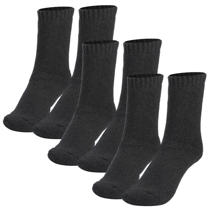 3 Color Options -- 3 Pairs Men Warm Wool Socks Soft Cozy Winter Thermal Socks For Men Thick Heat-Trapping Moisture Wicking Socks Indoor Outdoor - The Nex Store