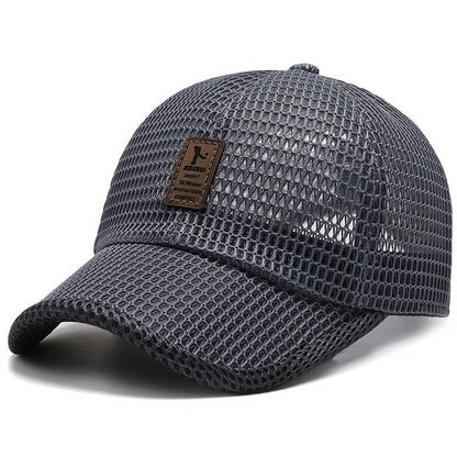 Big Eaves Summer Men's Outdoor Sunshade Sports Quick-drying Breathable Baseball Cap - The Nex Store