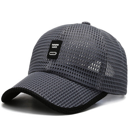 Big Eaves Summer Men's Outdoor Sunshade Sports Quick-drying Breathable Baseball Cap - The Nex Store
