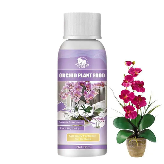 50ml Orchid Fertilizer Liquid Orchid Flower Plants Growth Enhancer Supplement Houseplants Food Promoter For Orchids Acid Blooms - The Nex Store