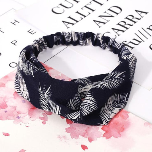 Women's Retro Style Printed Headband - The Nex Store