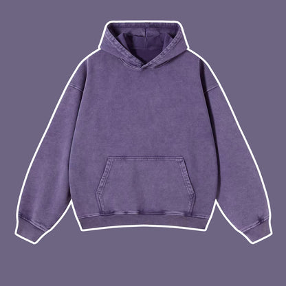 Vintage batik distressed washed trendy brand pullover hoodie loose fitting unisex - The Nex Store