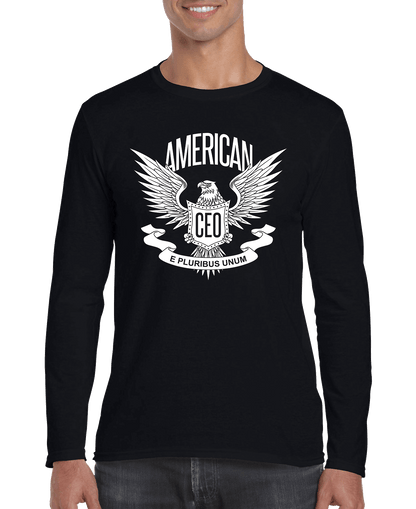 American CEO Patriotic Eagle Men's Long Sleeve Shirt - The Nex Store
