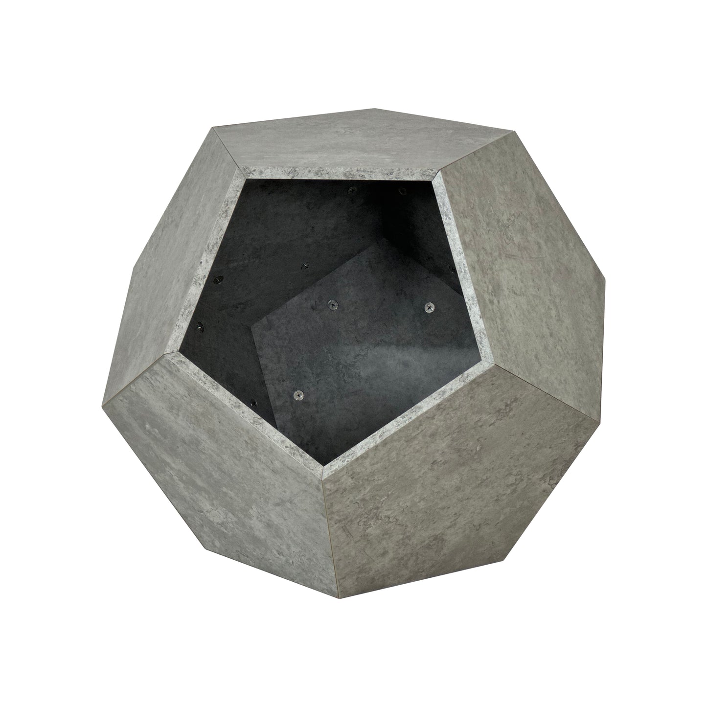 25.98"Modern Pet Furniture Cat Litter Side Table, Sofa Side Table, Planter MDF Multifunctional Furniture, Cement Gray - The Nex Store