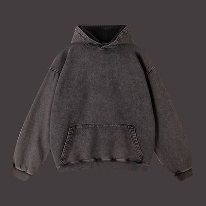Vintage batik distressed washed trendy brand pullover hoodie loose fitting unisex - The Nex Store