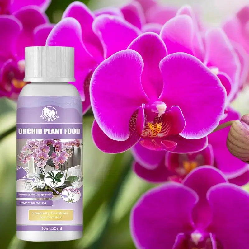 50ml Orchid Fertilizer Liquid Orchid Flower Plants Growth Enhancer Supplement Houseplants Food Promoter For Orchids Acid Blooms - The Nex Store