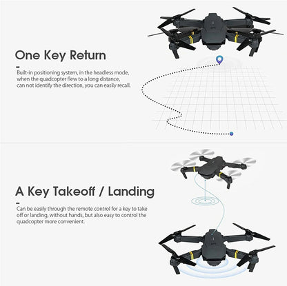 4K HD Dual Camera RC FPV WiFi Portable Wide Angle Foldable Quadcopter Drone - The Nex Store