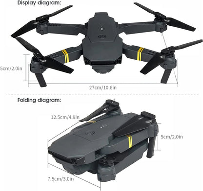 4K HD Dual Camera RC FPV WiFi Portable Wide Angle Foldable Quadcopter Drone - The Nex Store