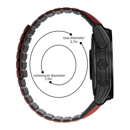 Applicable Jiaming Silicone Magnetic Watch Band