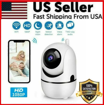 1080P WiFi Wireless Indoor Home Security Camera Night Vision Baby Pet Monitor - The Nex Store