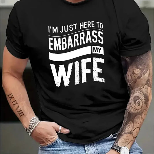 Men's Patterned Printed T-shirt, Summer Casual Short Sleeved Plus Size T-shirt - The Nex Store