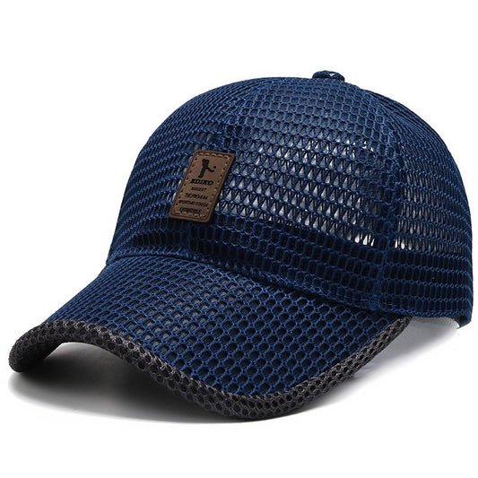 Big Eaves Summer Men's Outdoor Sunshade Sports Quick-drying Breathable Baseball Cap - The Nex Store