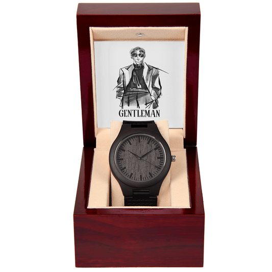 Unique Wooden Watch  with a custom case / Movement: Japanese Quartz - The Nex Store