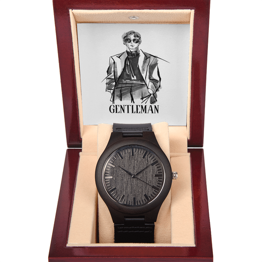 Unique Wooden Watch  with a custom case / Movement: Japanese Quartz - The Nex Store