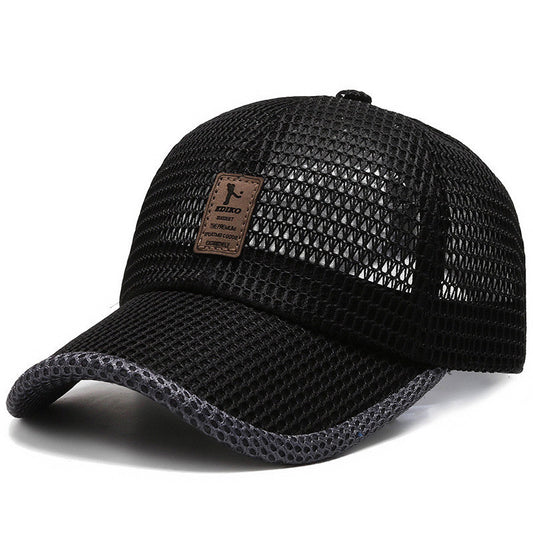Big Eaves Summer Men's Outdoor Sunshade Sports Quick-drying Breathable Baseball Cap - The Nex Store