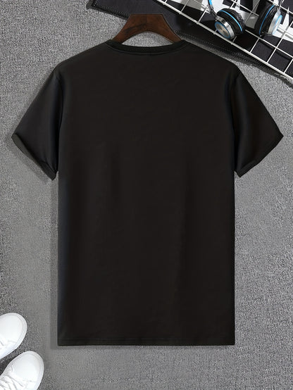 Skull Print, Men's Pattern T-shirt, Summer Casual And Comfortable T-shirt, Men's Clothing - The Nex Store