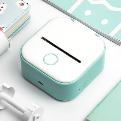 Portable Mini Thermal Label Printer Home Photo Printer Student Wrong Question Printer Bluetooth-compatible Mini Label Printer Price Tag - The Nex Store