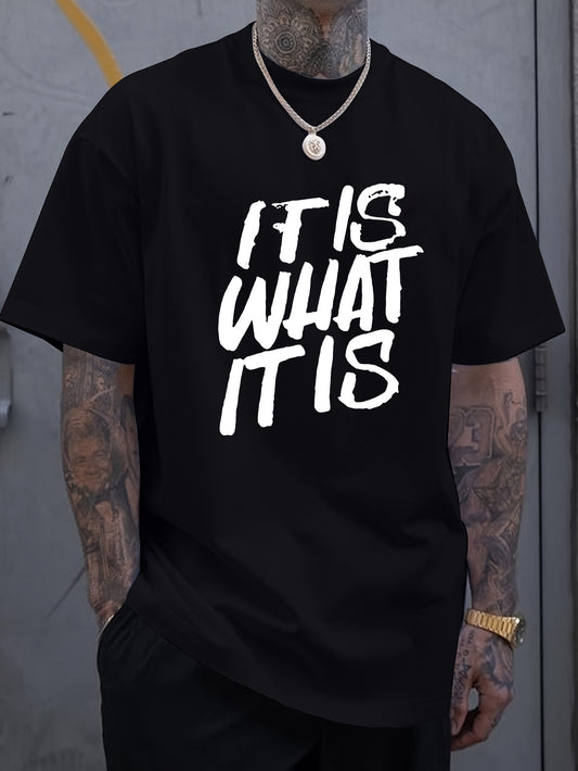 Printed T-shirt, Men's T-shirt, Summer Casual Short Sleeved T-shirt - The Nex Store