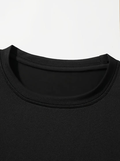 Men's Patterned Printed T-shirt, Summer Casual Short Sleeved Plus Size T-shirt - The Nex Store