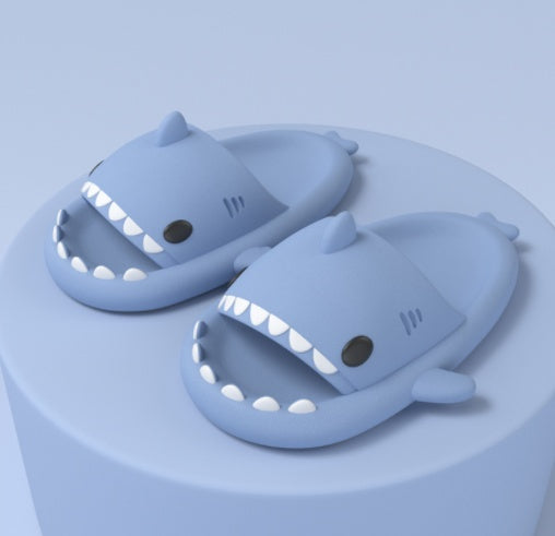 Adults Slippers Indoor Outdoor Funny Shark Cartoon