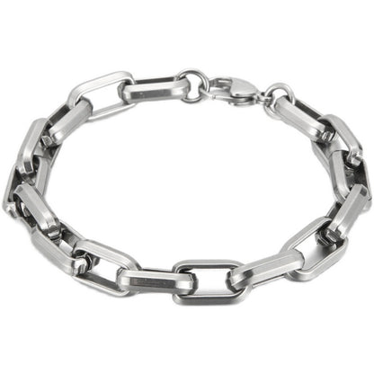 Men's Titanium Steel Bracelet Ins Niche Design Hip-hop Geometric Bracelet - The Nex Store